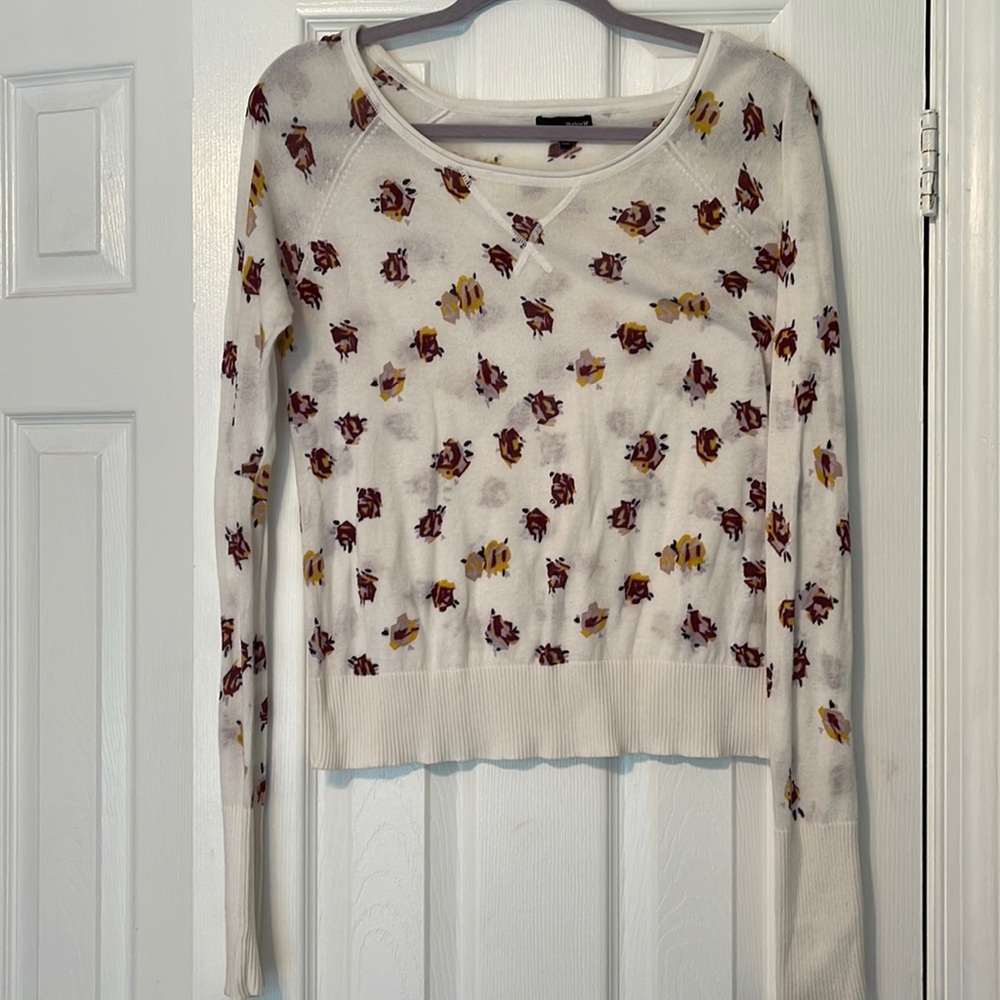 💜 Hurley Lightweight Rose Knit Sweater